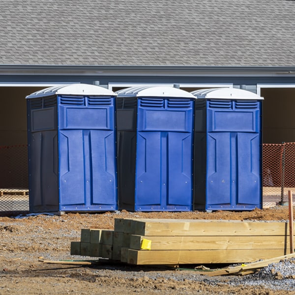 what is the expected delivery and pickup timeframe for the porta potties in Winter